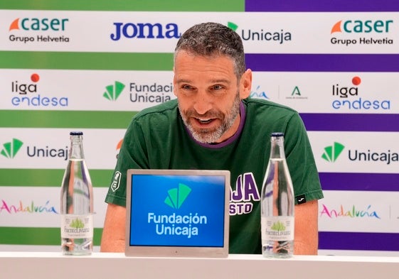 Ibon Navarro, en la previa del Hiopos Lleida-Unicaja.