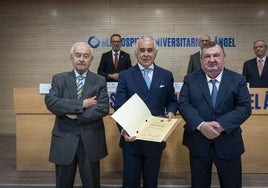 HLA El Ángel acoge la entrega del premio a la Excelencia Profesional de la RAMAO al Dr. Pedro Navarro