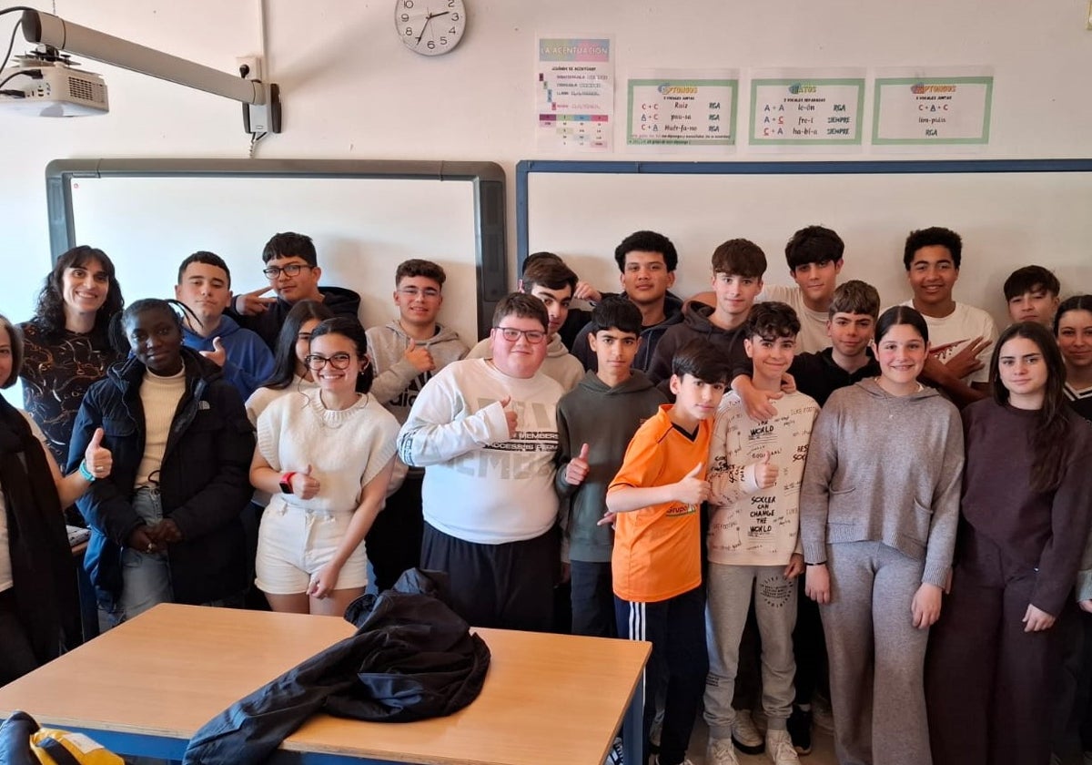 Alumnado que ha participado en la actividad promovida por la Junta de Andalucía.