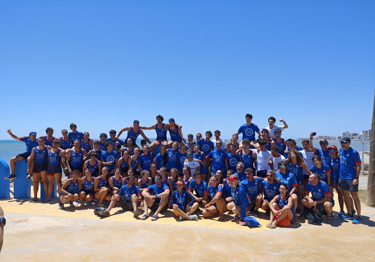 El Real Club Mediterráneo se proclama campeón de España de clubes de banco fijo-llaüt