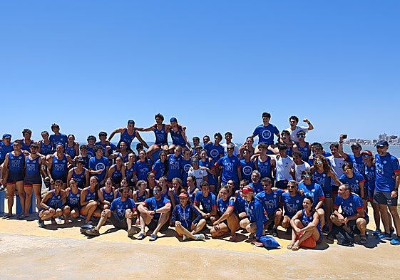 El Real Club Mediterráneo se proclama campeón de España de clubes de banco fijo-llaüt