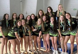 El filial del Waterpolo Málaga femenino se consolida como campeón de la Primera Andaluza