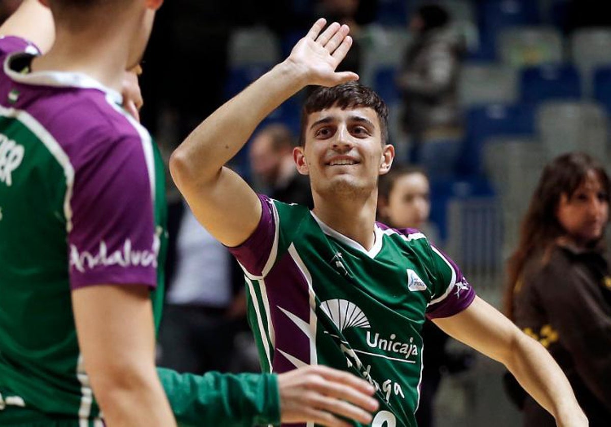 Lucas Muñoz, el día de su debut.