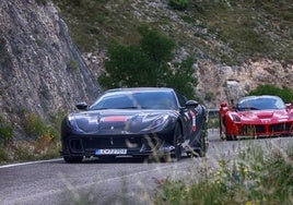 Dos Ferraris que estarán presente en Ronda este miércoles.