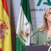 Carolina España, en su comparecencia tras el Consejo de Gobierno.