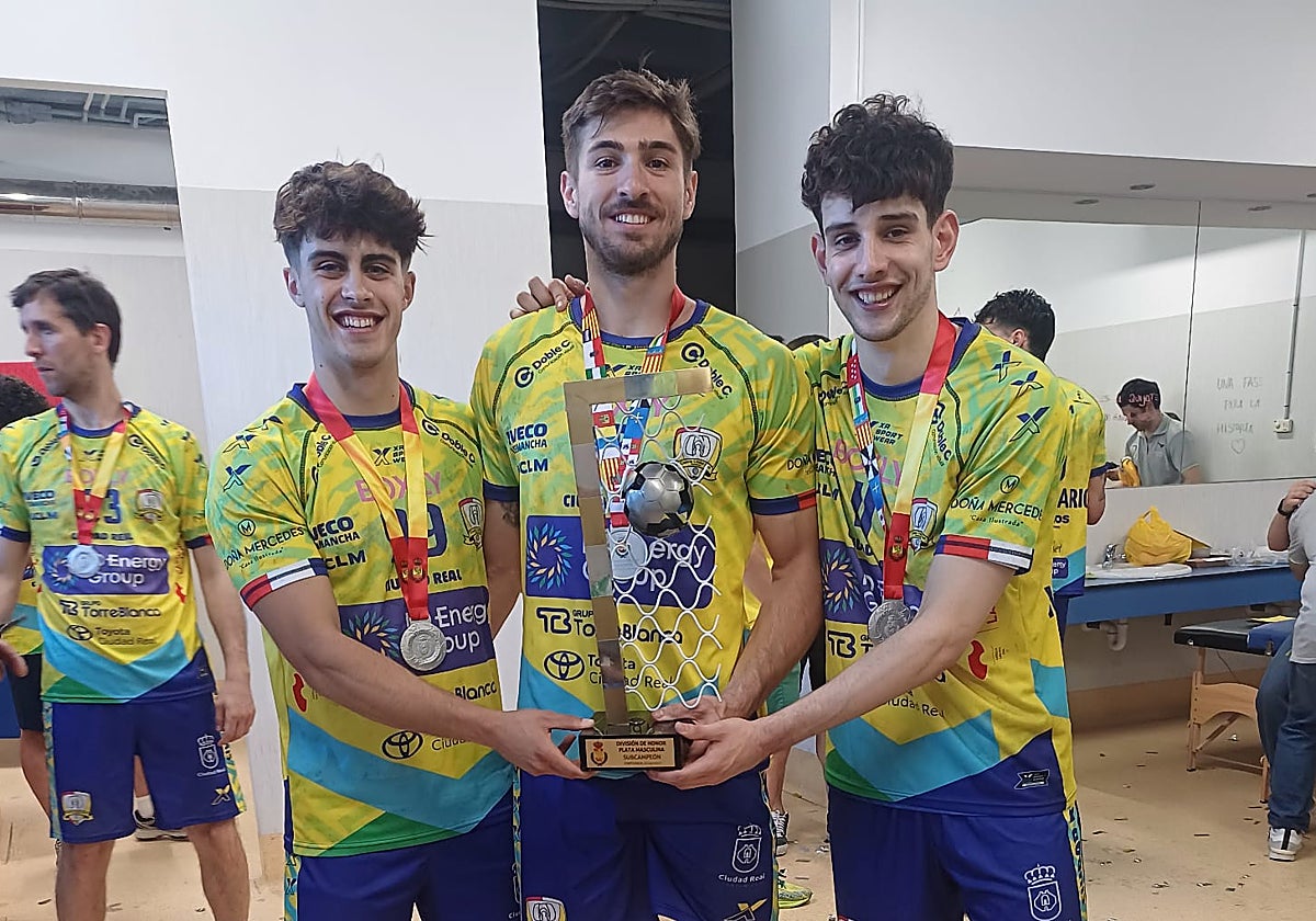 Álex Díaz, Dani Palomeque y Víctor Morales.