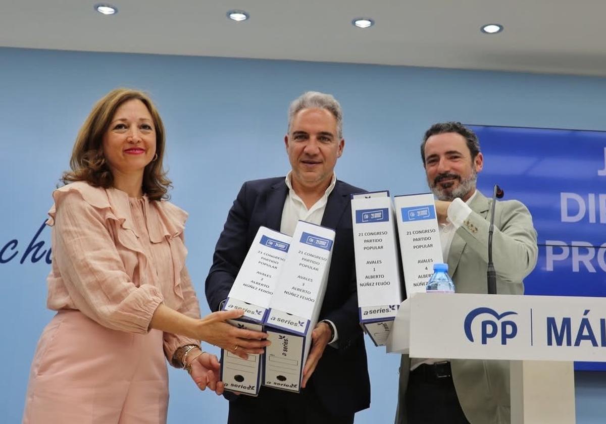 El PP de Málaga aporta el 10% de los avales para la reelección de Feijóo como presidente nacional del partido