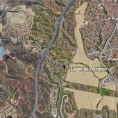 Ubicación del sector de Lagar de Oliveros.