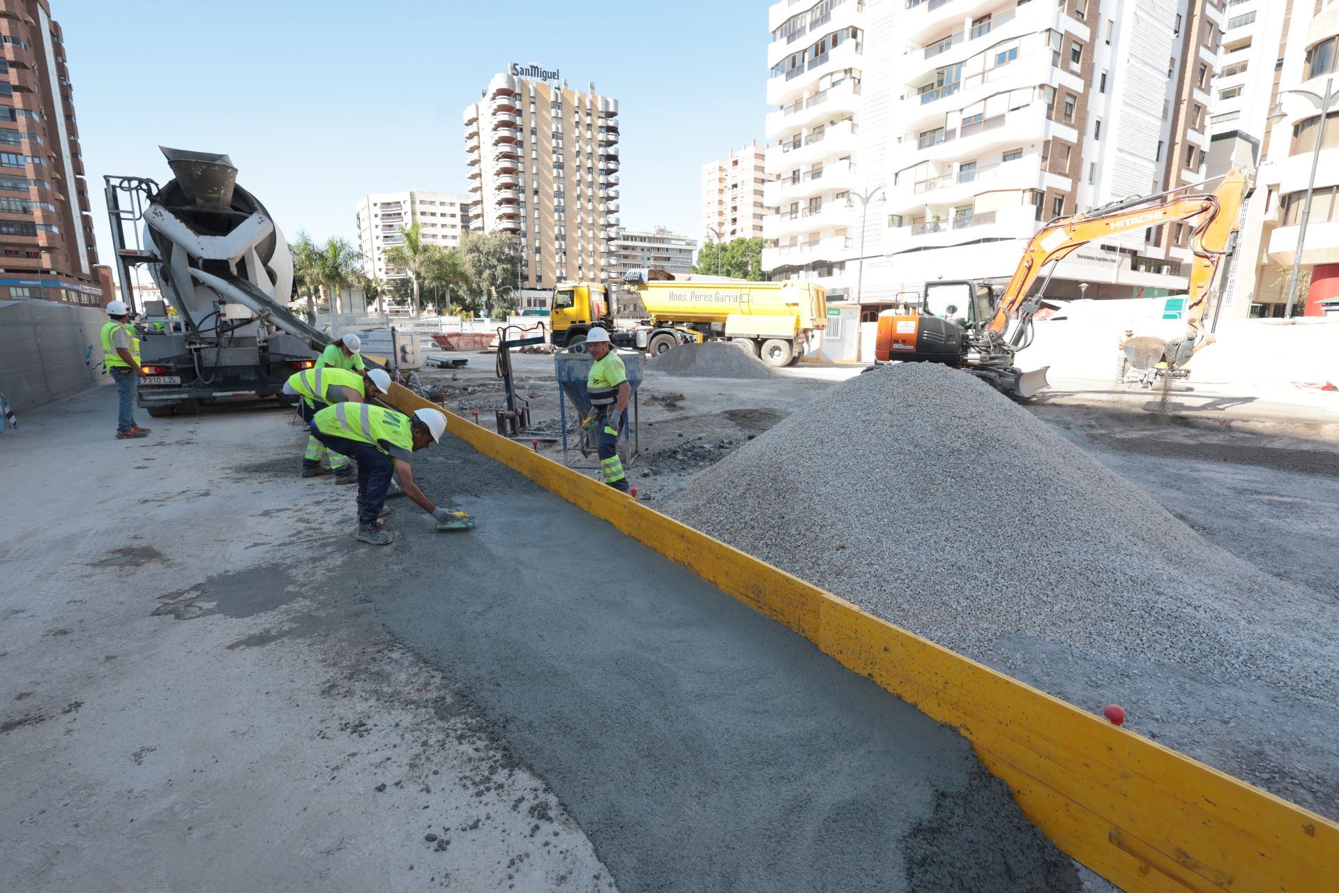 Asi avanzan las obras del metro de Málaga en Hilera