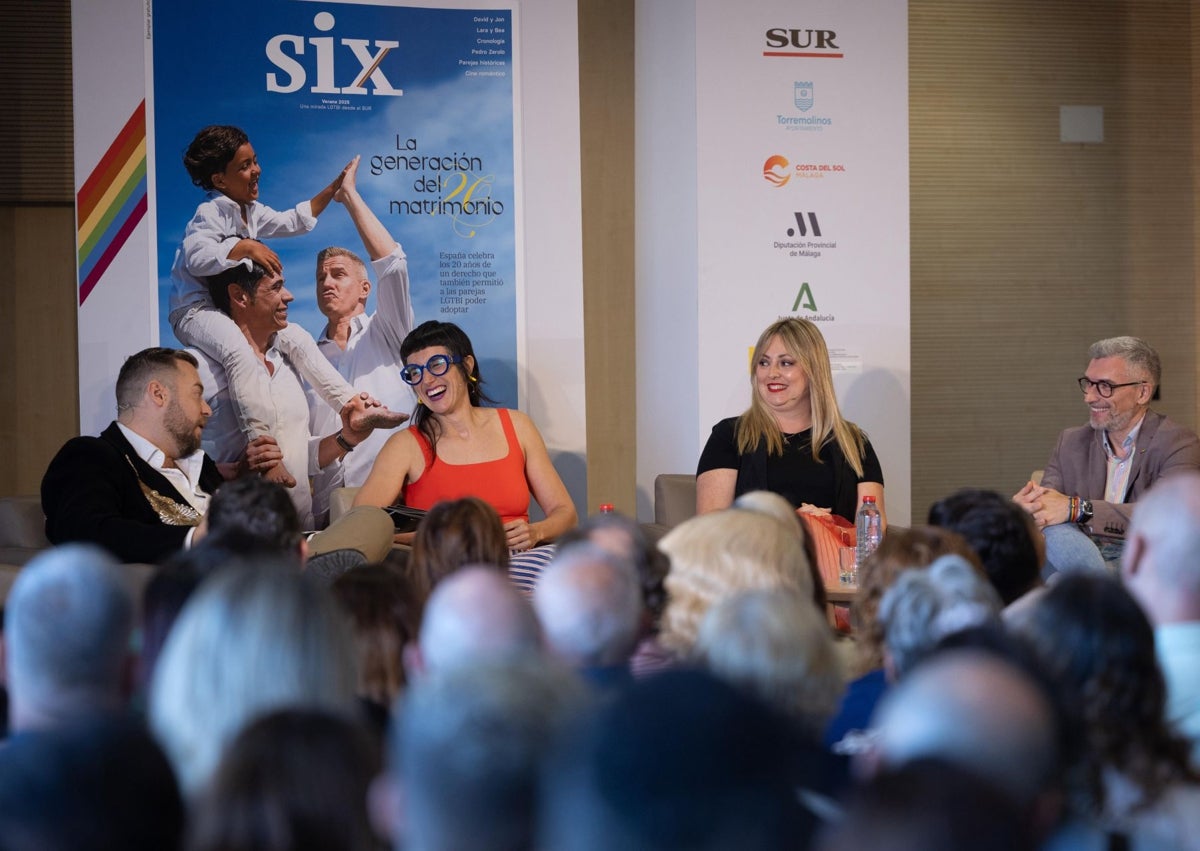 Imagen secundaria 1 - Los protagonistas de la presentación de SIX.