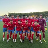 Once del Estepona que derrotó al Cacereño.