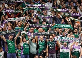 La afición del Unicaja.