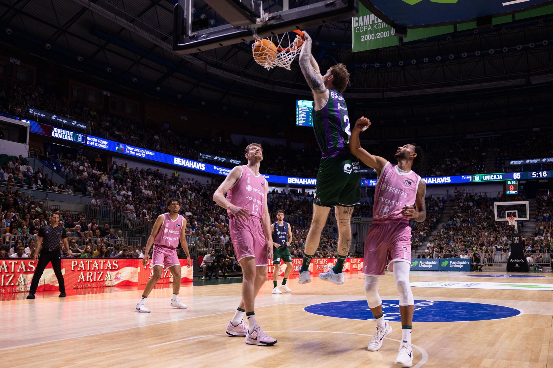 El Unicaja- Joventut, en imágenes