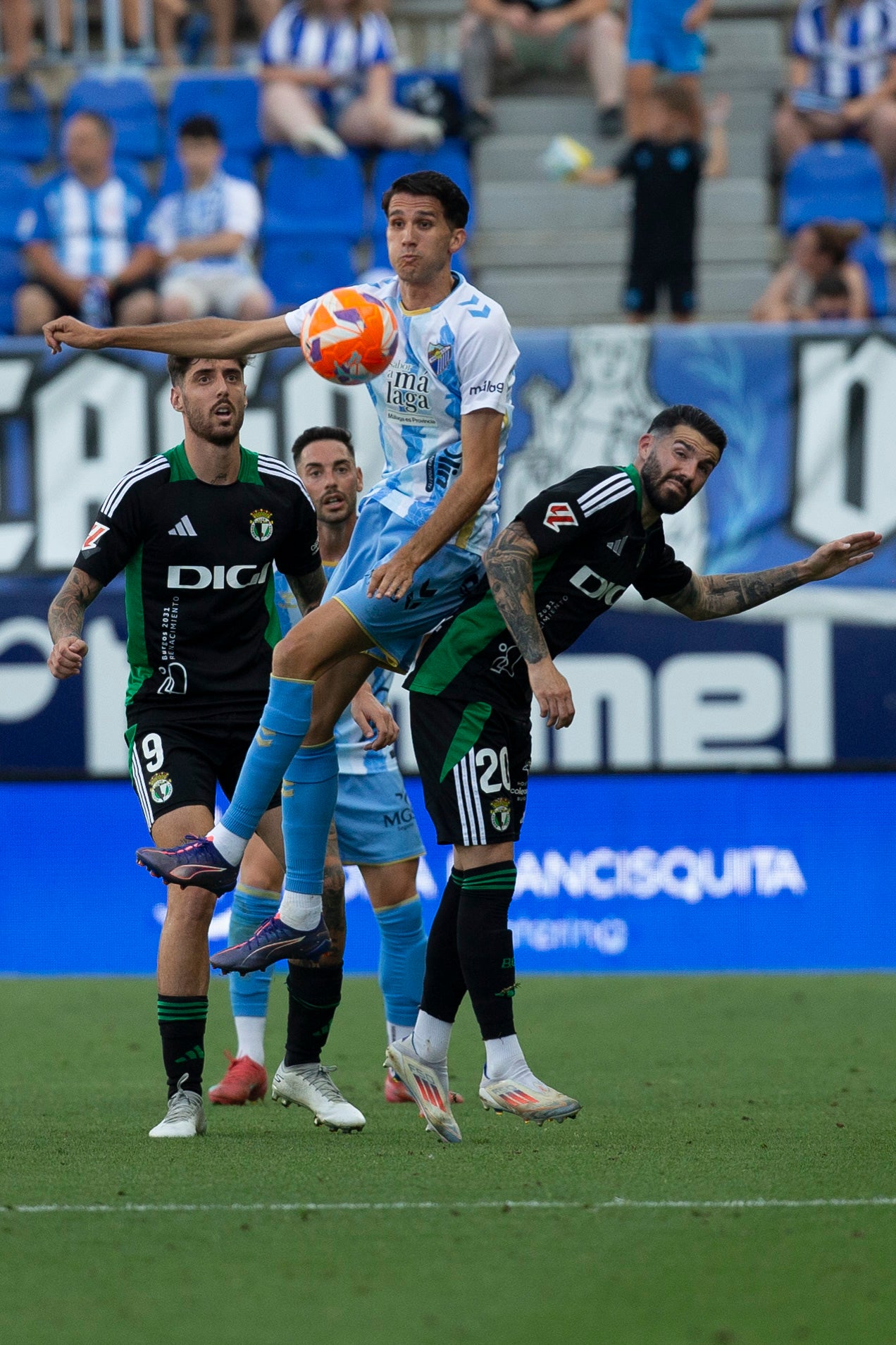 Las mejores imágenes del Málaga-Burgos