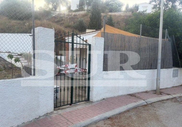 Imagen de la casa donde se registró el suceso.