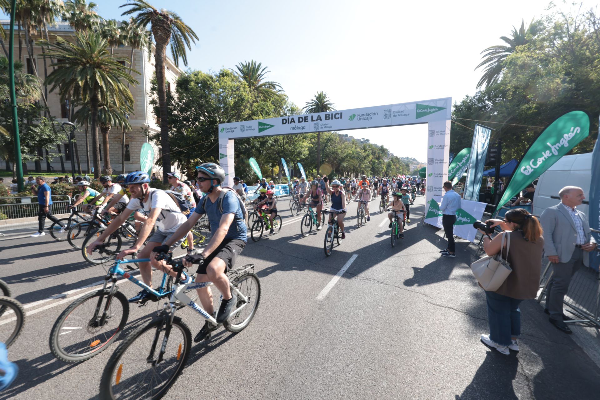 El XVIII Día de la Bici Ciudad de Málaga, en imágenes