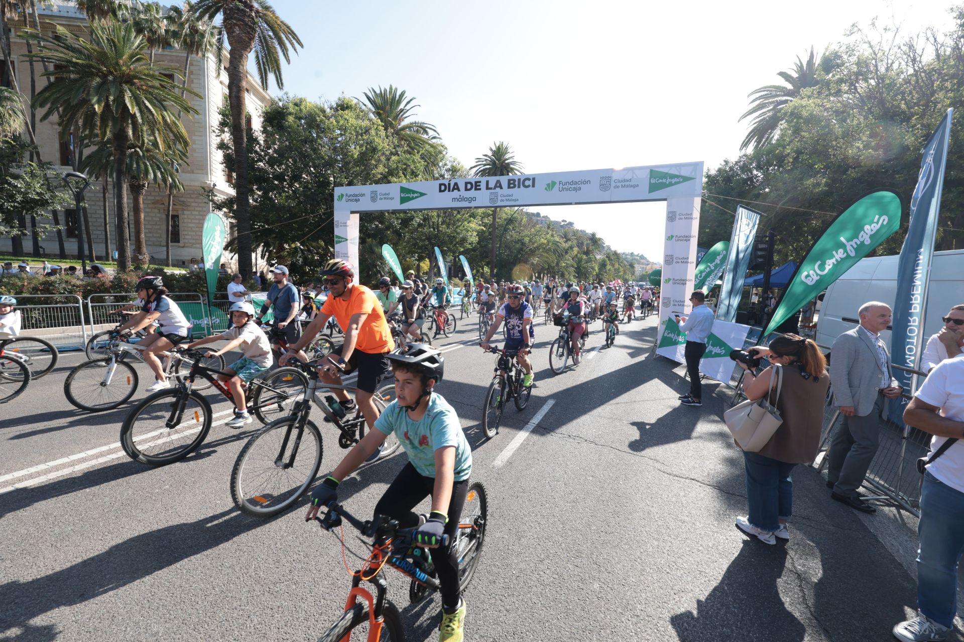 El XVIII Día de la Bici Ciudad de Málaga, en imágenes
