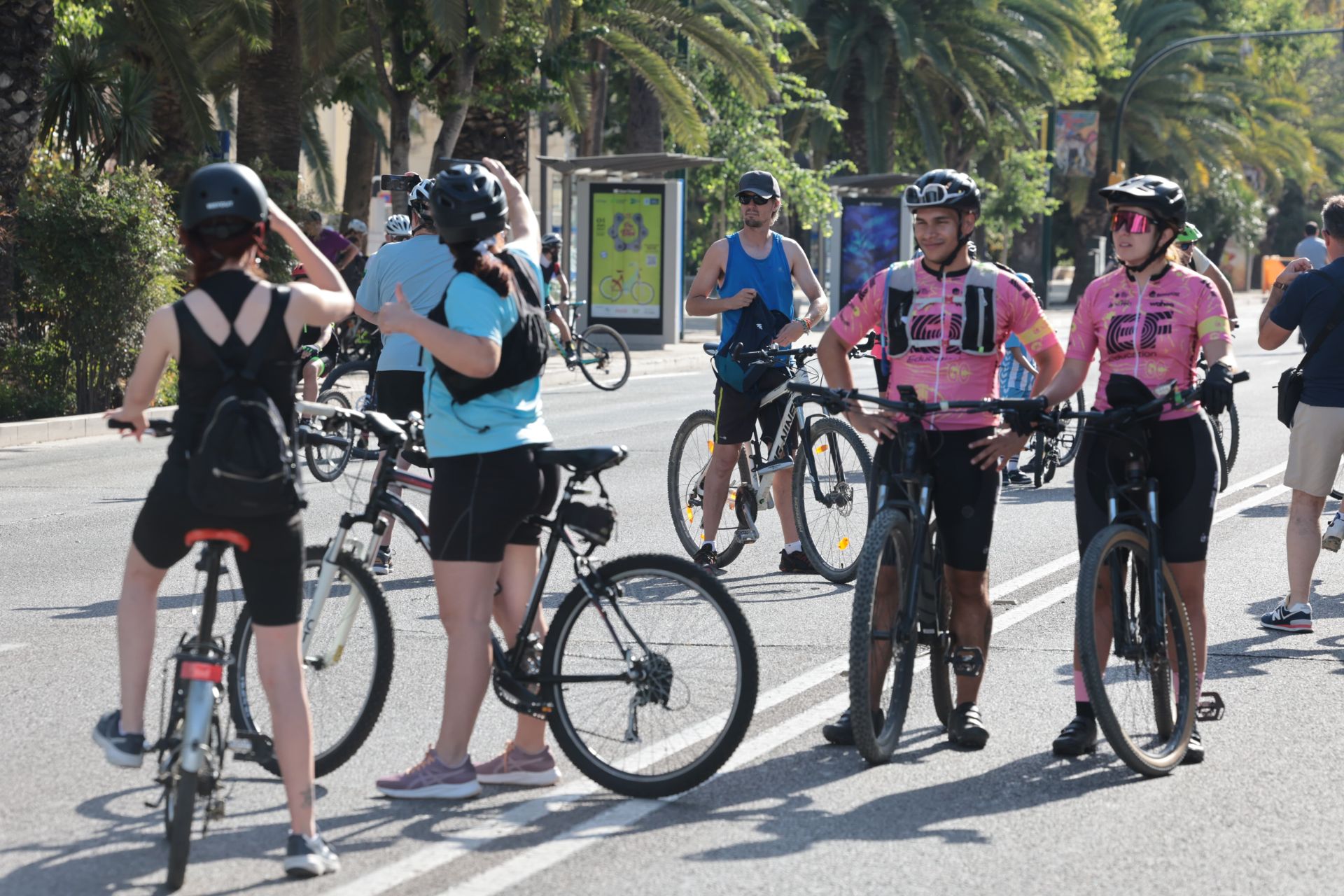 El XVIII Día de la Bici Ciudad de Málaga, en imágenes