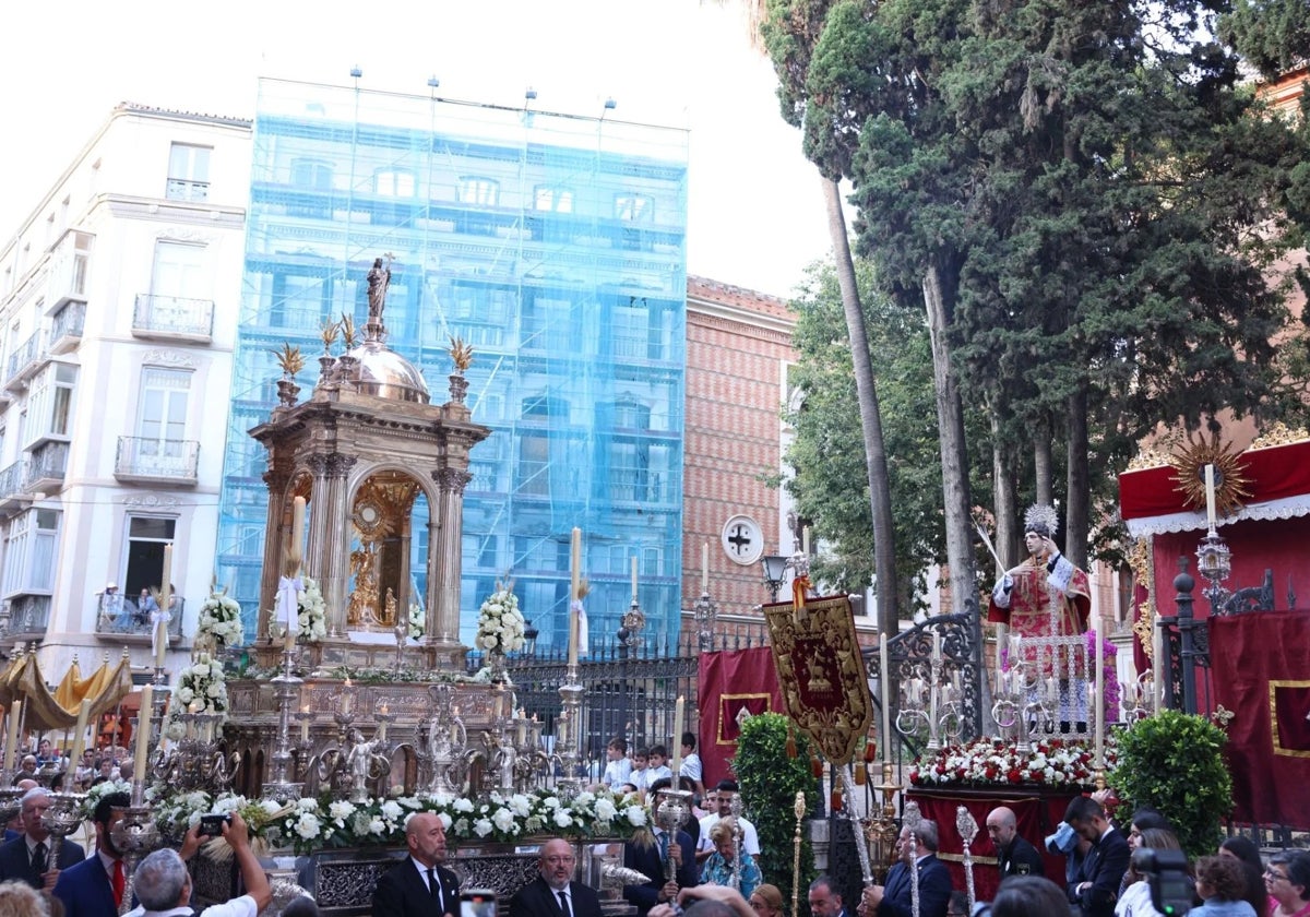 Procesiones para el Corpus en Málaga: así serán los traslados