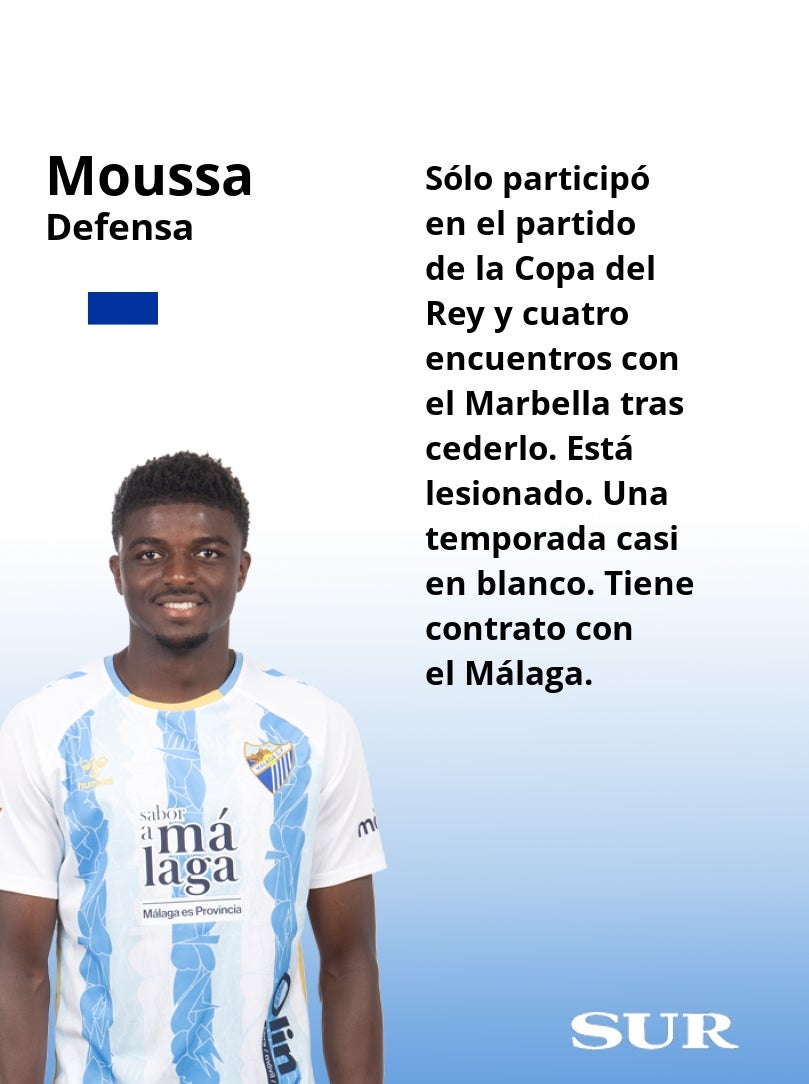 Las notas finales de los futbolistas del Málaga