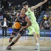 Melwin Pantzar, en el partido entre el Bilbao y el Barcelona.