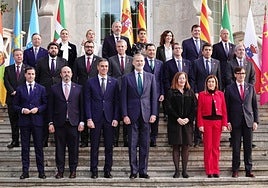 Foto de familia de la última conferencia de presidentes, celebrada en Santander.