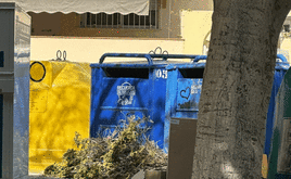 Basura y restos en los aledaños de Juan Grande.