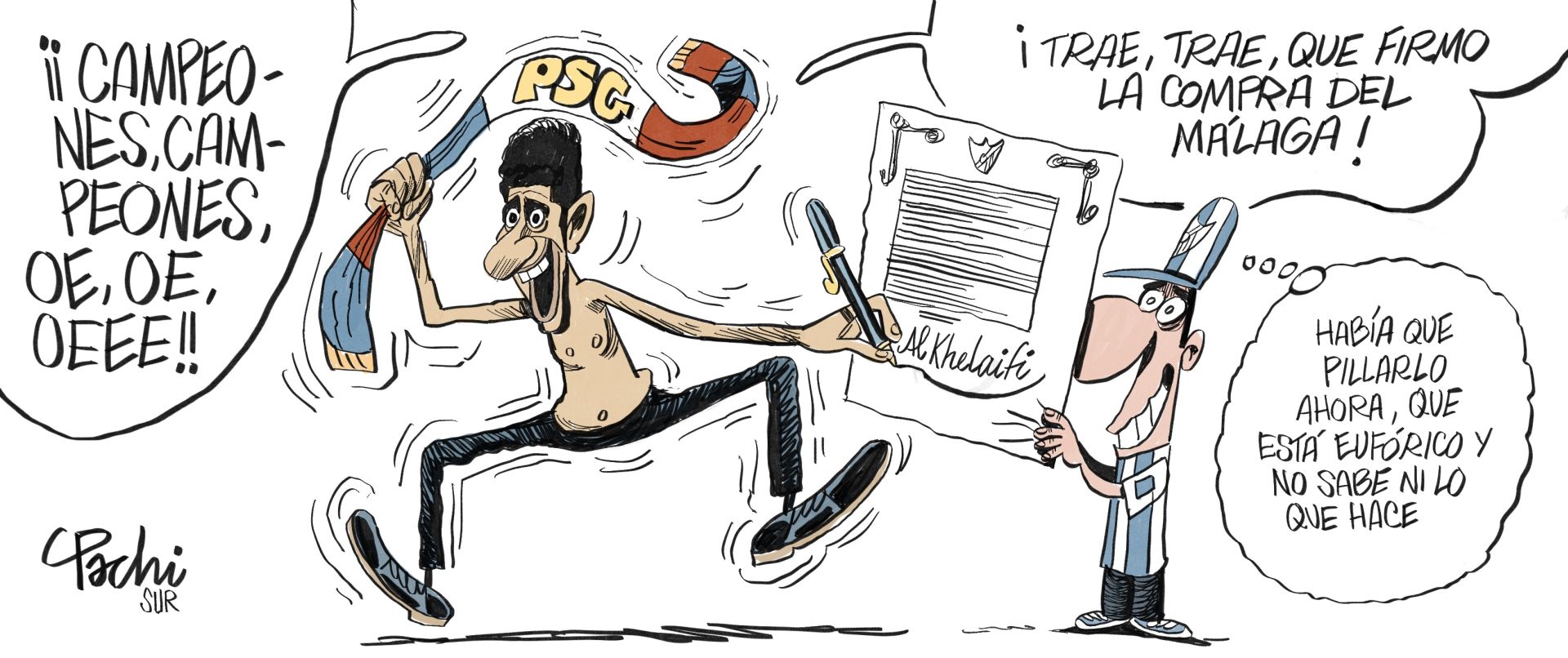 La actualidad deportiva del mes de junio, en las viñetas de Pachi
