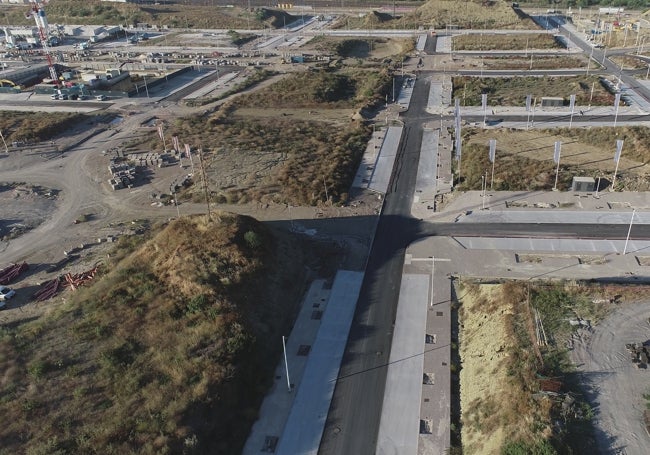 Vista de algunas de las parcelas en las que se construirán las viviendas.