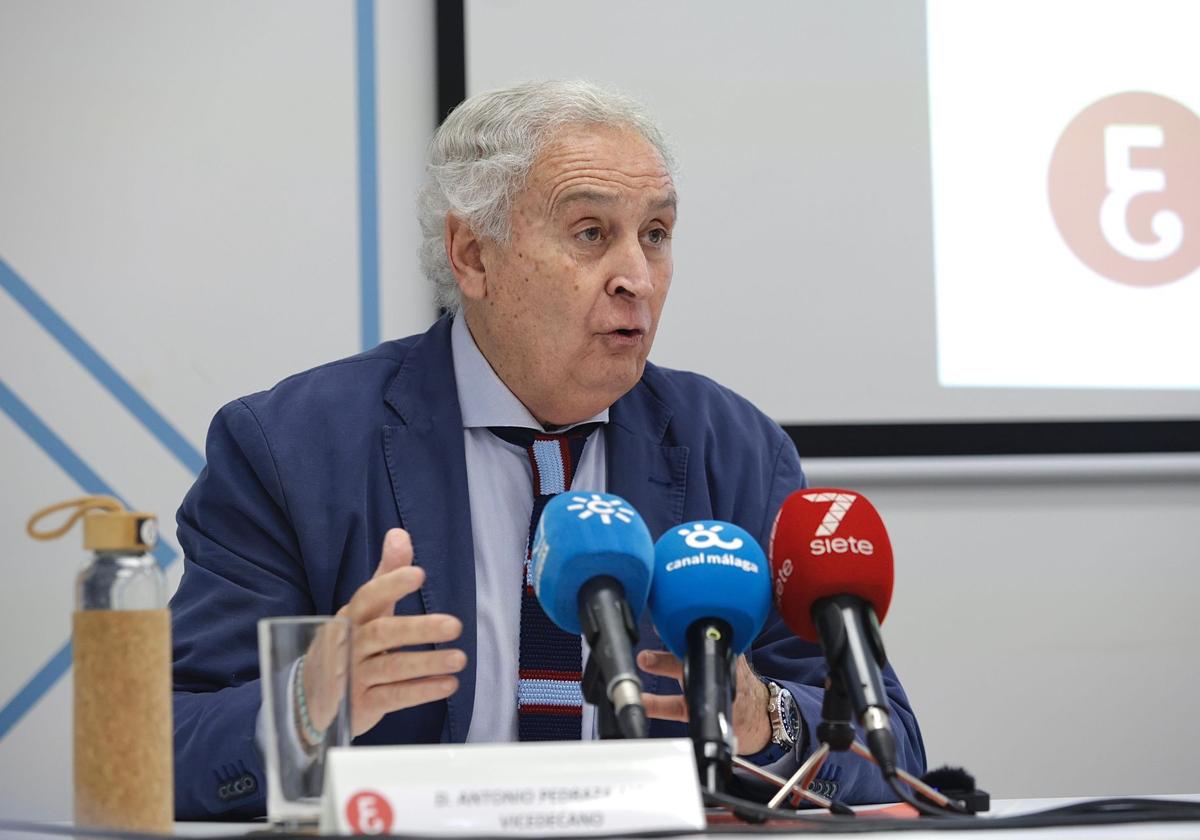 Antonio Pedraza, vicedecano del Colegio de Economistas de Málaga.