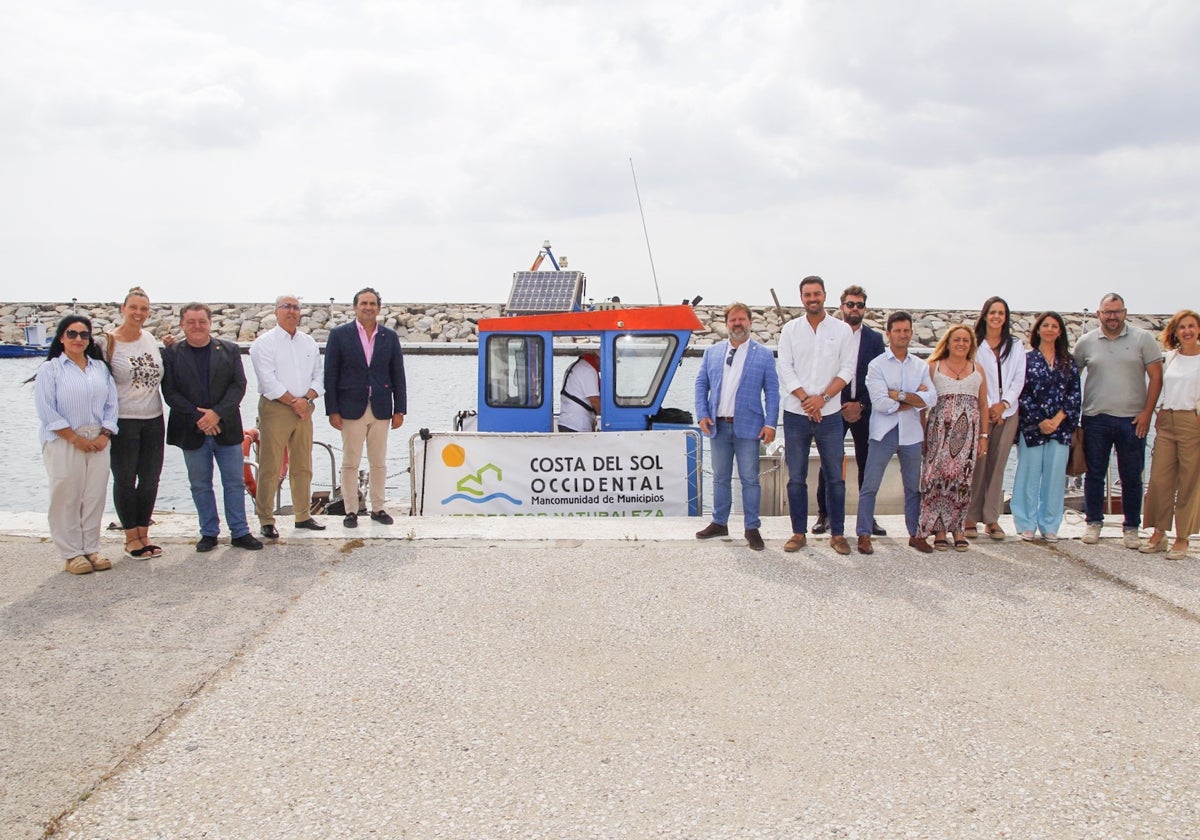 El presidente de la Mancomunidad Occidental, Manuel Cardeña, ha presentado el Plan de Calidad de las Aguas.