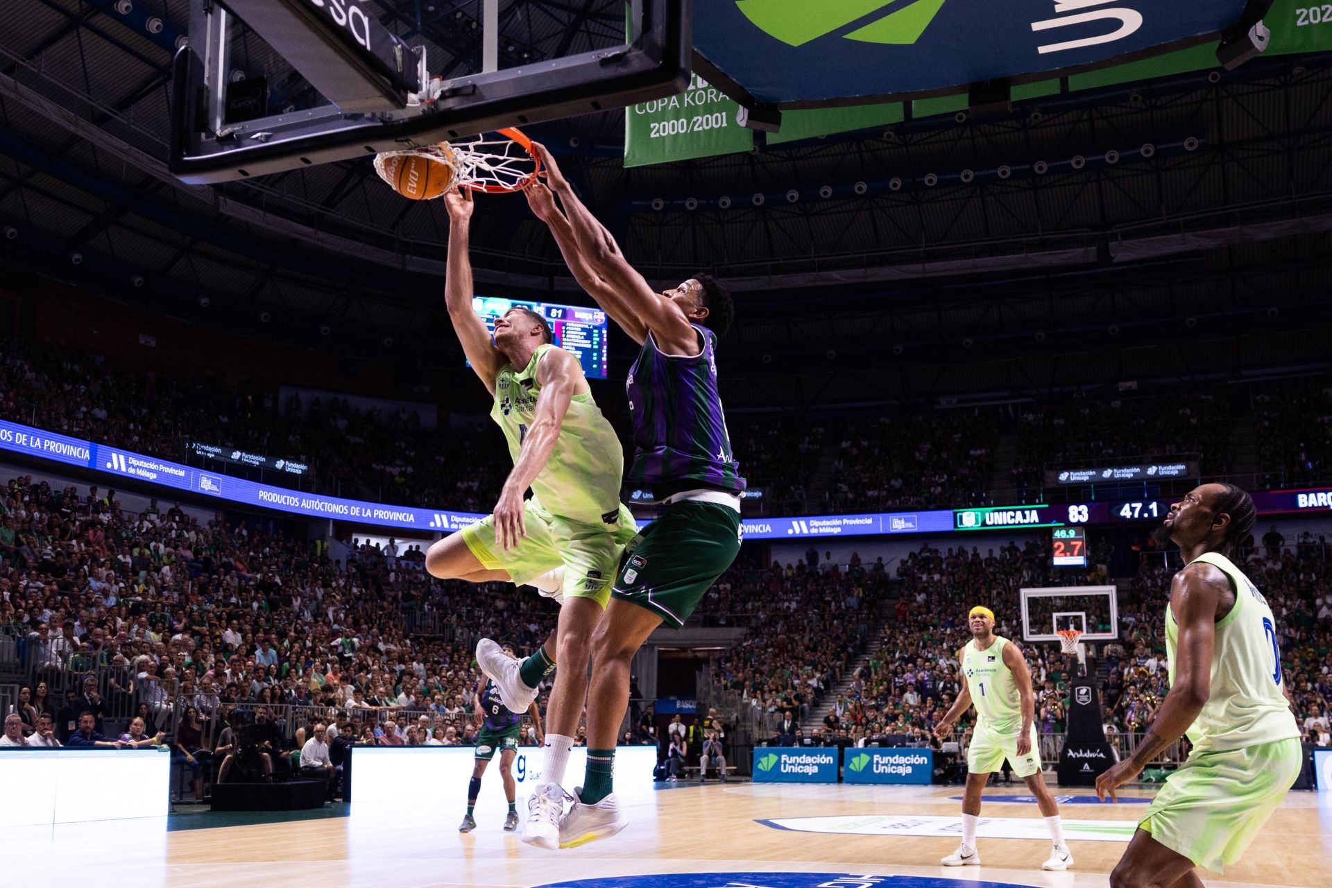El Unicaja- Barcelona, en imágenes