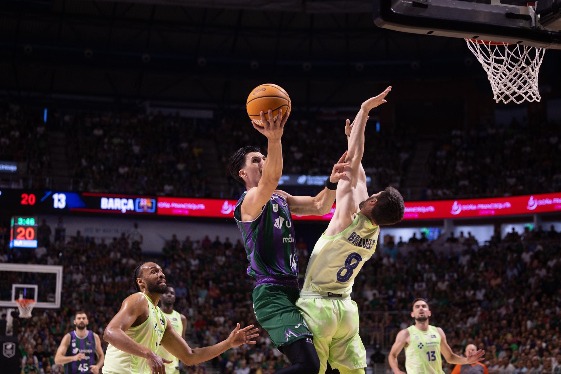 El Unicaja- Barcelona, en imágenes