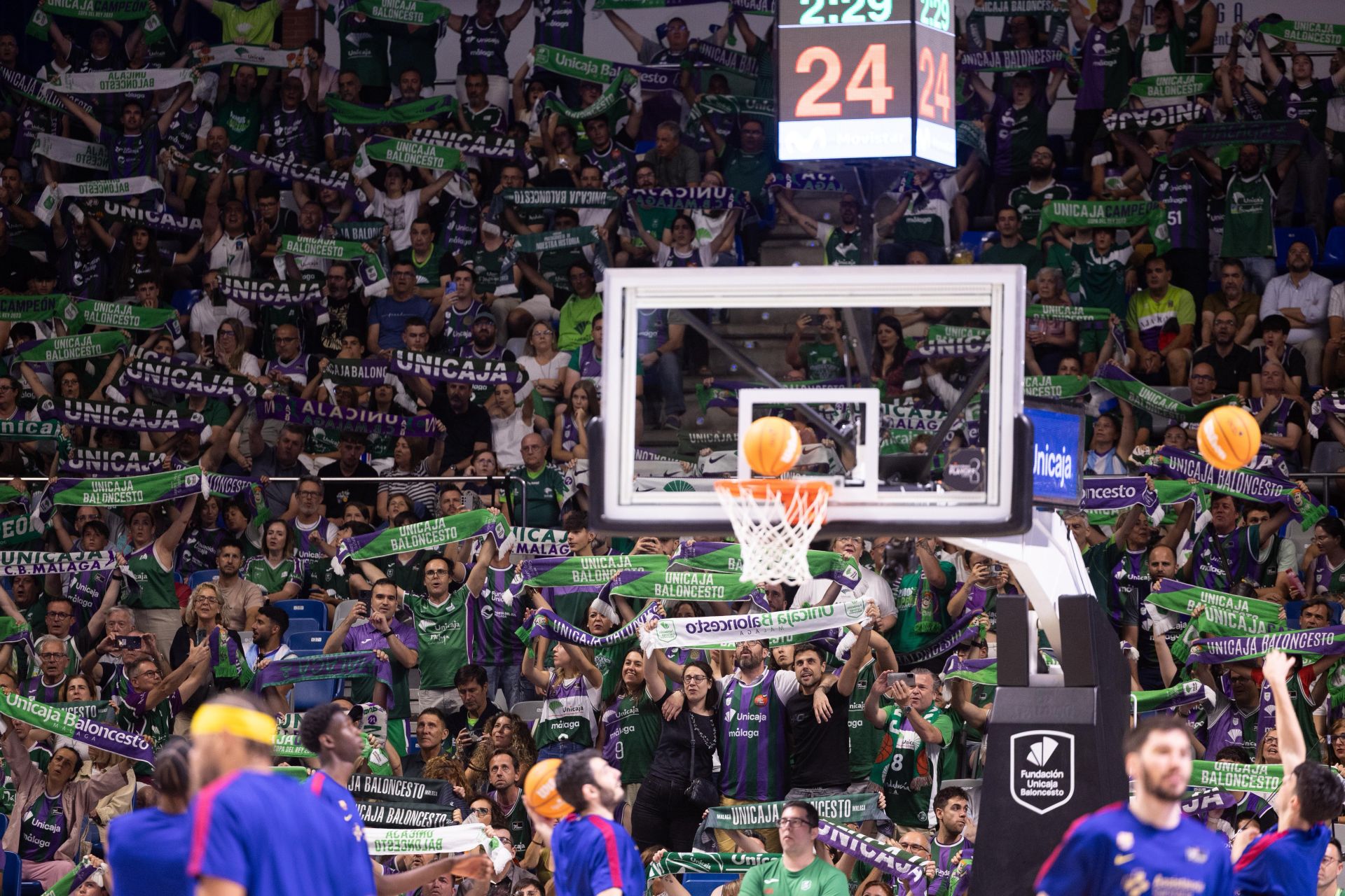 El Unicaja- Barcelona, en imágenes