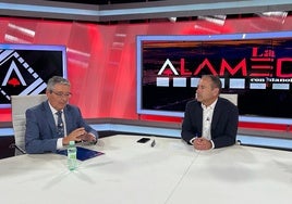 Salado y Castillo, en un momento del programa.
