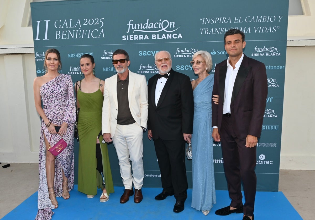 Antonio Banderas y Pedro Rodríguez han sido los anfitriones de la II Gala Benéfica de la Fundación Sierra Blanca.