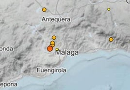 Málaga registra un enjambre sísmico de 3.2 grados en la escala Richter