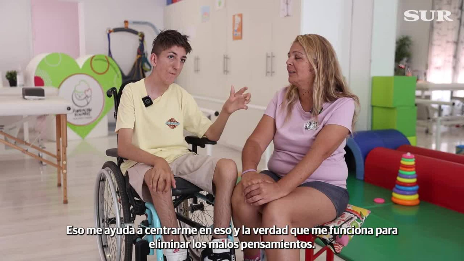 Iván cuenta cómo es su vida con miopatía nemalínica