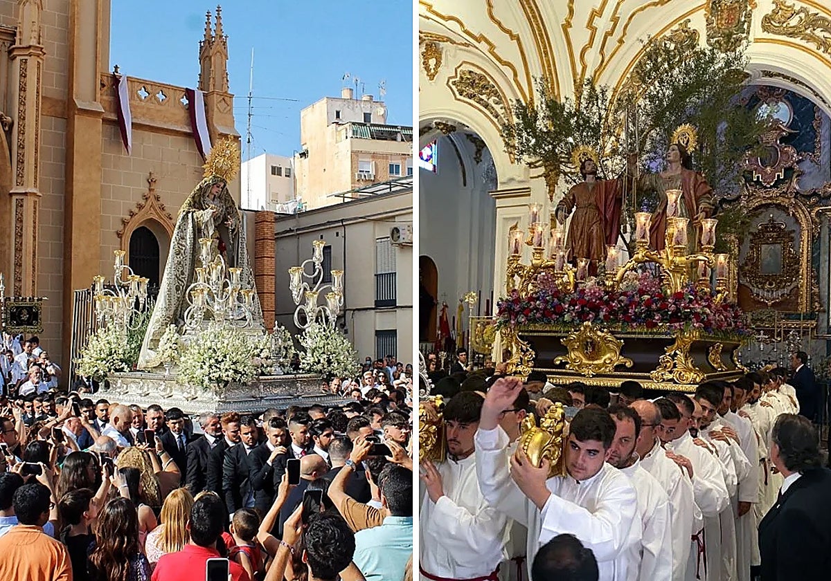 Las salidas procesionales de la Virgen de la Trinidad y los Patronos protagonizan el fin de semana.