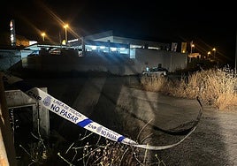 El descampado donde fue hallado el cadáver.