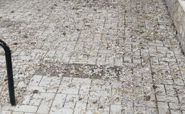 Vista de la zona de la playa denunciada en la Alegría de la Huerta.