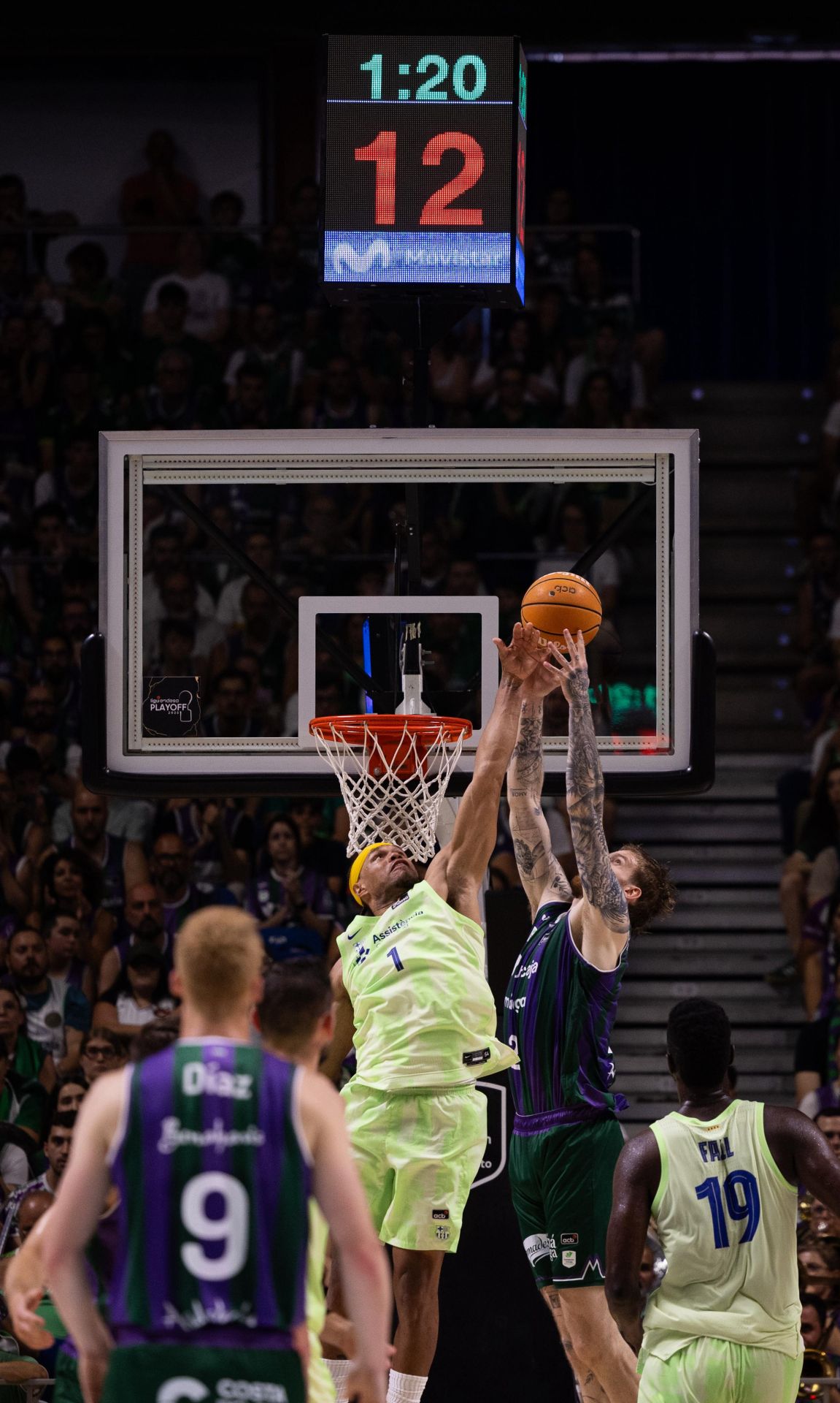 El vibrante Unicaja - Barcelona, en imágenes