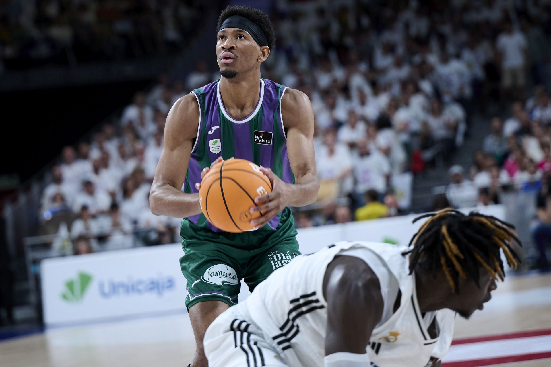 Las mejores imágenes del primer partido de las semifinales Unicaja-Real Madrid