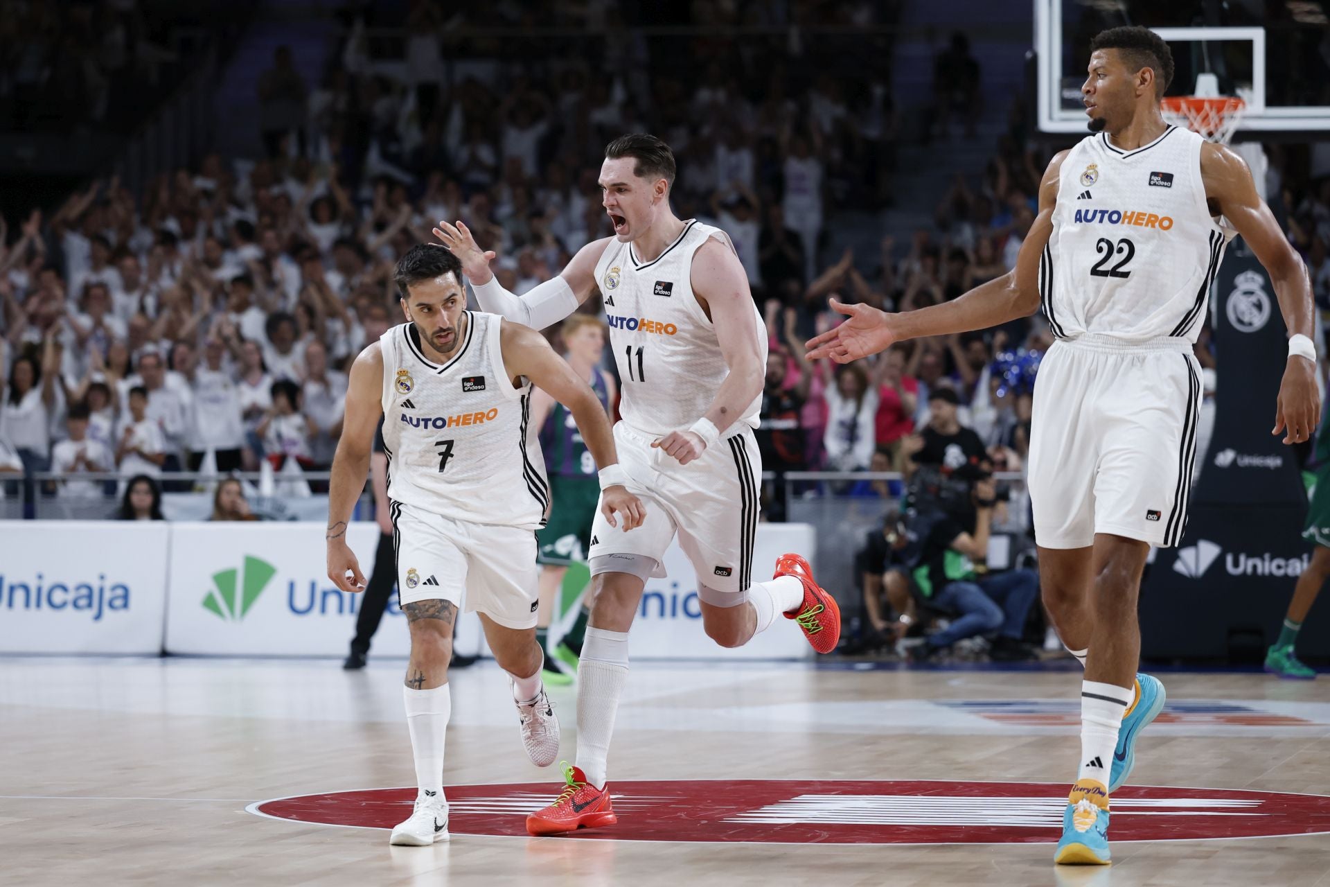 Las mejores imágenes del primer partido de las semifinales Unicaja-Real Madrid