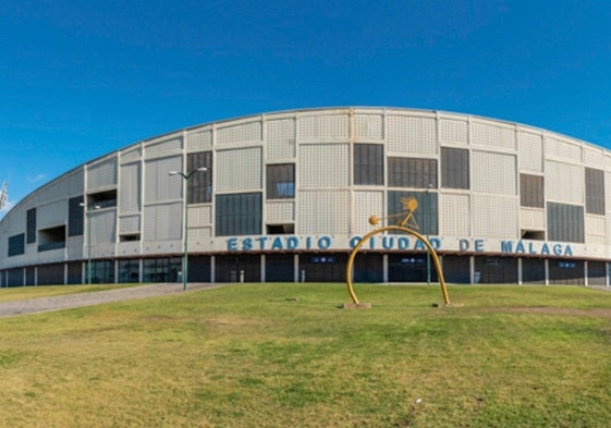 Panorámica del estadio Ciudad de Málaga.
