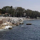 Zona de la playa de los Baños del Carmen que se va a ampliar.