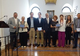 Una imagen del homenaje que el PSOE rindió a sus eurodiputados.