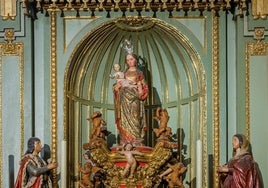 Imagen de la Virgen de los Reyes que se venera en la Catedral de Málaga.