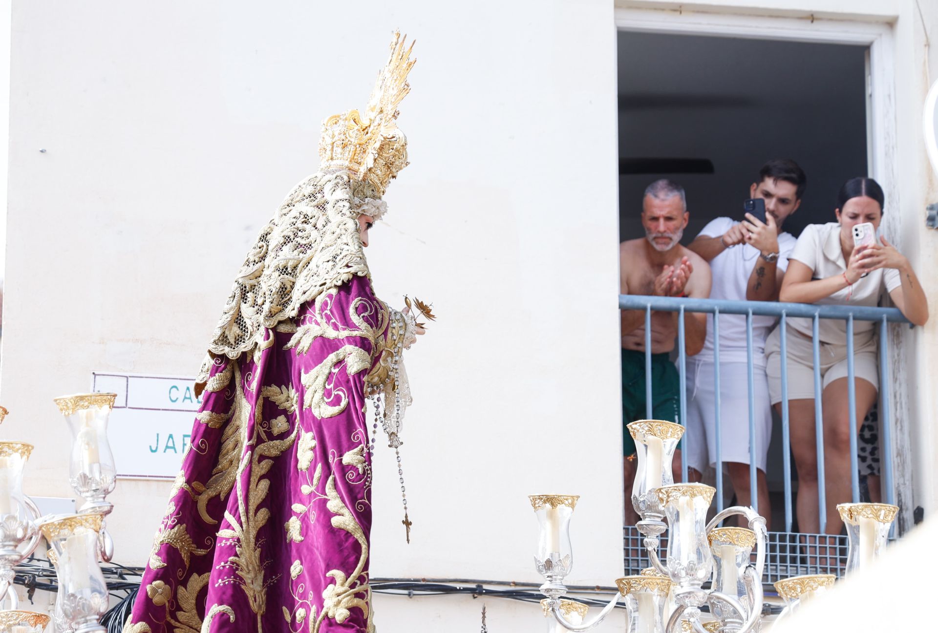 Salida procesional de la Virgen de la Trinidad