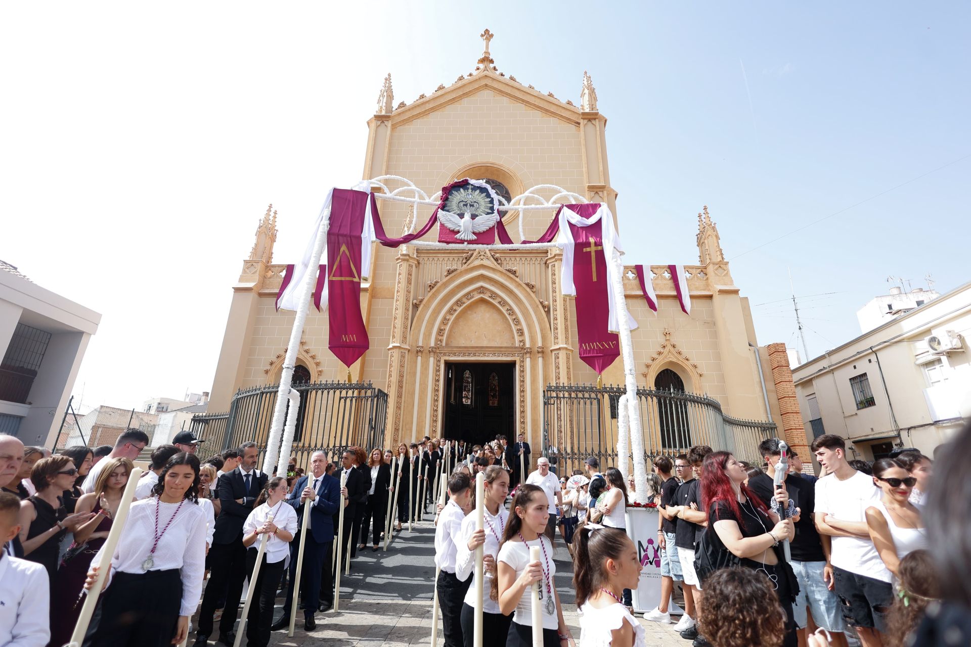 Salida procesional de la Virgen de la Trinidad